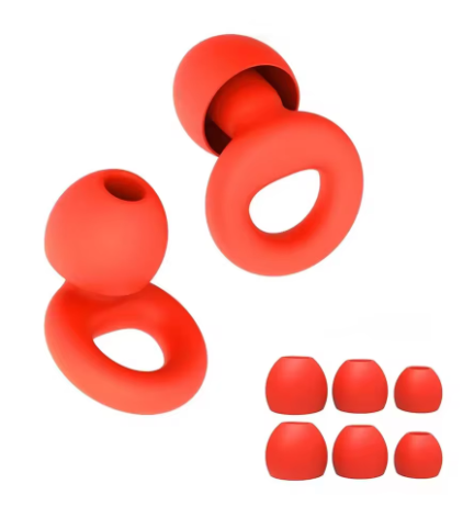 Bouchons d'oreilles réutilisables - Ultra doux & silencieux - Pack 4 tailles (XS à L)