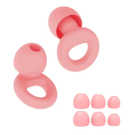 Bouchons d'oreilles réutilisables - Ultra doux & silencieux - Pack 4 tailles (XS à L)