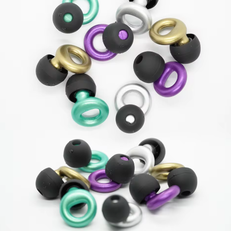 Bouchons d'oreilles réutilisables - Ultra doux & silencieux - Pack 4 tailles (XS à L)