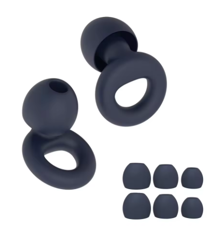 Bouchons d'oreilles réutilisables - Ultra doux & silencieux - Pack 4 tailles (XS à L)